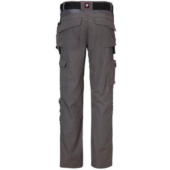 Werkbroek Jmp Werkbroek Inclu. Riem Milton 46 Grey Maat 64 Kleur Grijs bol