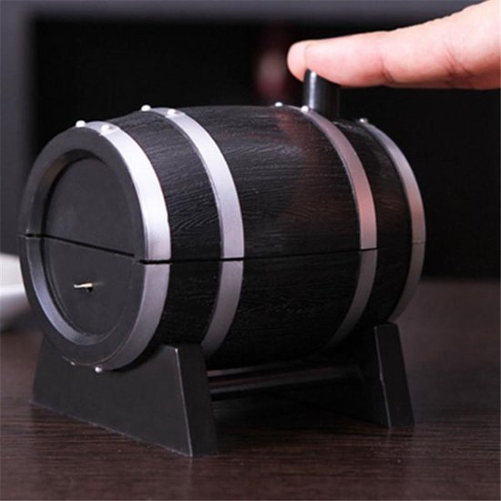 MATYASIGO Creatieve Tandenstokerhouder Tandenstoker Dispenser Houten Bijenvormige Tandenstoker Houder Vrienden Cadeau Huisdecoratie En Eetkamerdecoratie