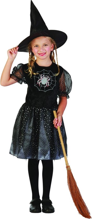 Verkleedpak Heks spin voor meisjes Halloween - Verkleedkleding - 110/116" |  bol.com