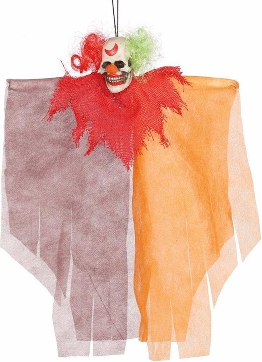 | Halloween Hangdecoratie pop horror clown 30 cm Halloween deco Killer clown pop 90cm