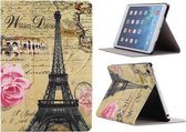 iPad Air 1 - Design Smart Book Case hoesje Bookcase Cover - Eiffeltoren Paris Willam Dafoo Parijs Eiffel tower Hoes