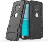 Armor Kickstand Case Motorola Moto G6 Plus - Zwart