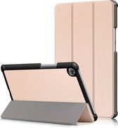 Tri-Fold Book Case - Huawei MediaPad M5 8.4 Hoesje - Goud