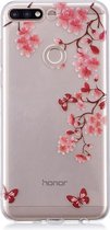 Design TPU Hoesje Huawei Y7 (2018) - Flowers