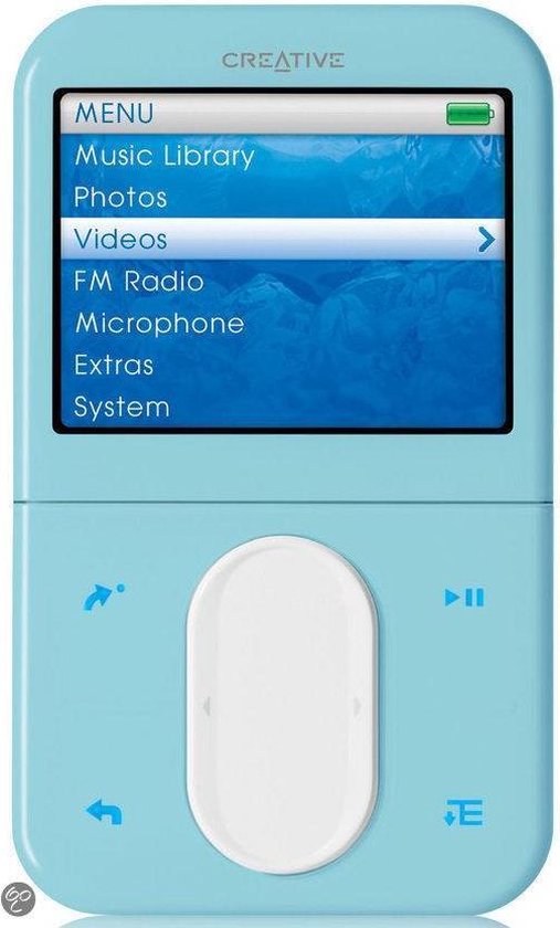 Creative Zen VisionM 30 GB blauw