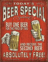 Beer Special wandbord reclamebord bier