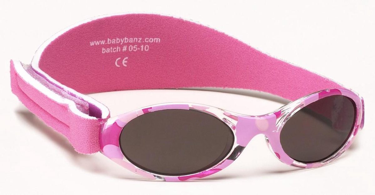 Banz - UV-beschermende zonnebril voor kinderen - Bubzee - Roze Camo - maat  Onesize... | bol.com