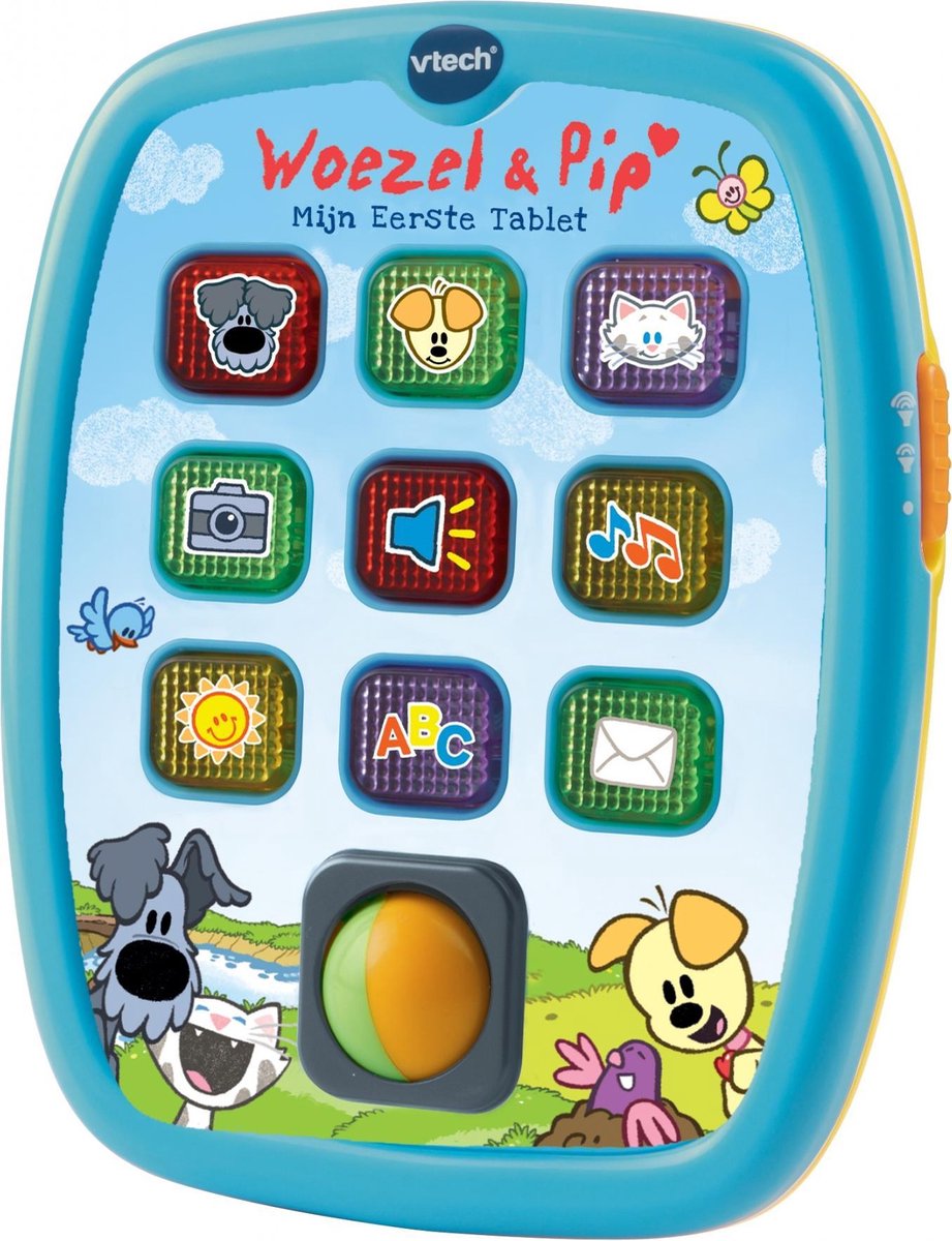 VTech Baby Woezel & Pip - Mijn Eerste Tablet- Educatief Babyspeelgoed - 6 tot 36 Maanden - VTech