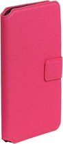 BestCases.nl Roze Samsung Galaxy S4 mini I9190 TPU wallet case booktype hoesje HM Book