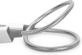 Verbatim Micro B USB Cable Sync&Charge 30cm Zilverkleurig