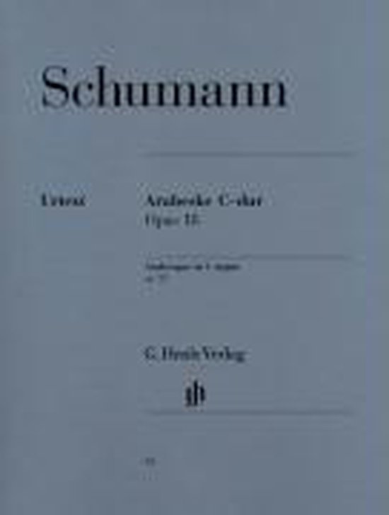 Schumann Arabesque Ut majeur op. 18, partition.
