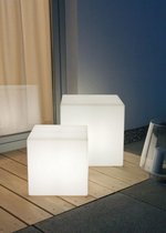8 Seasons - Design LED Kubus 33 cm - Solar - Shining Cube - Warmwit - Binnen / Buiten - Professioneel