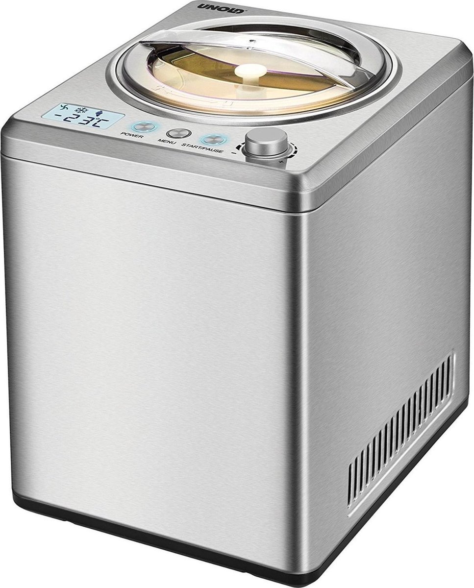 Unold Profi Plus IJsmachine Incl. koeler Met display 2.5 l
