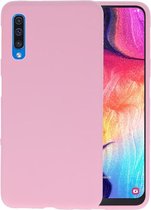 BackCover Hoesje Color Telefoonhoesje voor Samsung Galaxy A50 - Roze