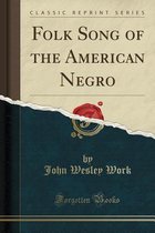 Folk Song of the American Negro (Classic Reprint)