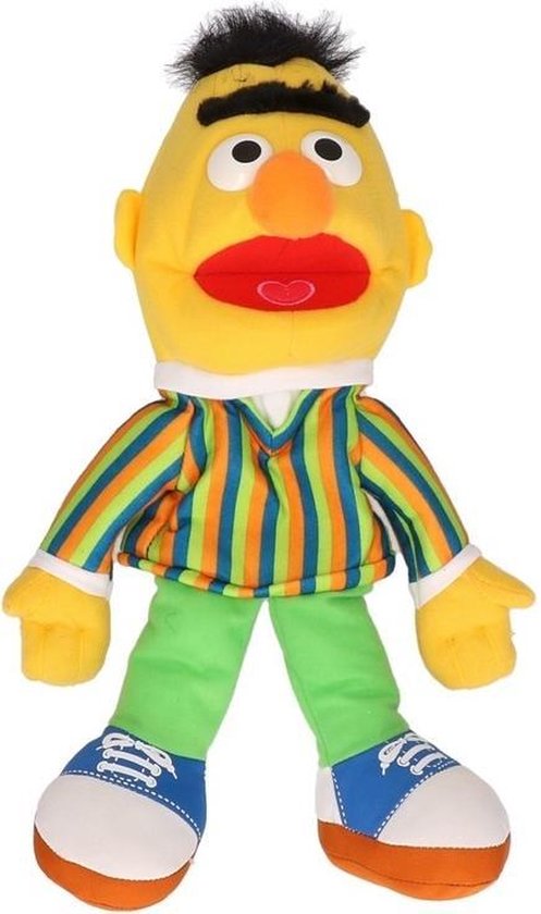 Peluche marionnette à main Sesame Street Bert 33 cm