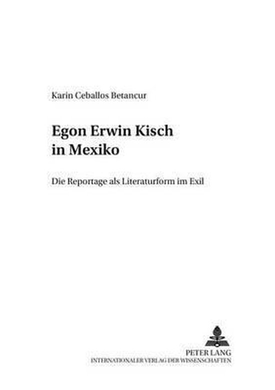 Egon Erwin Kisch in Mexiko - cover