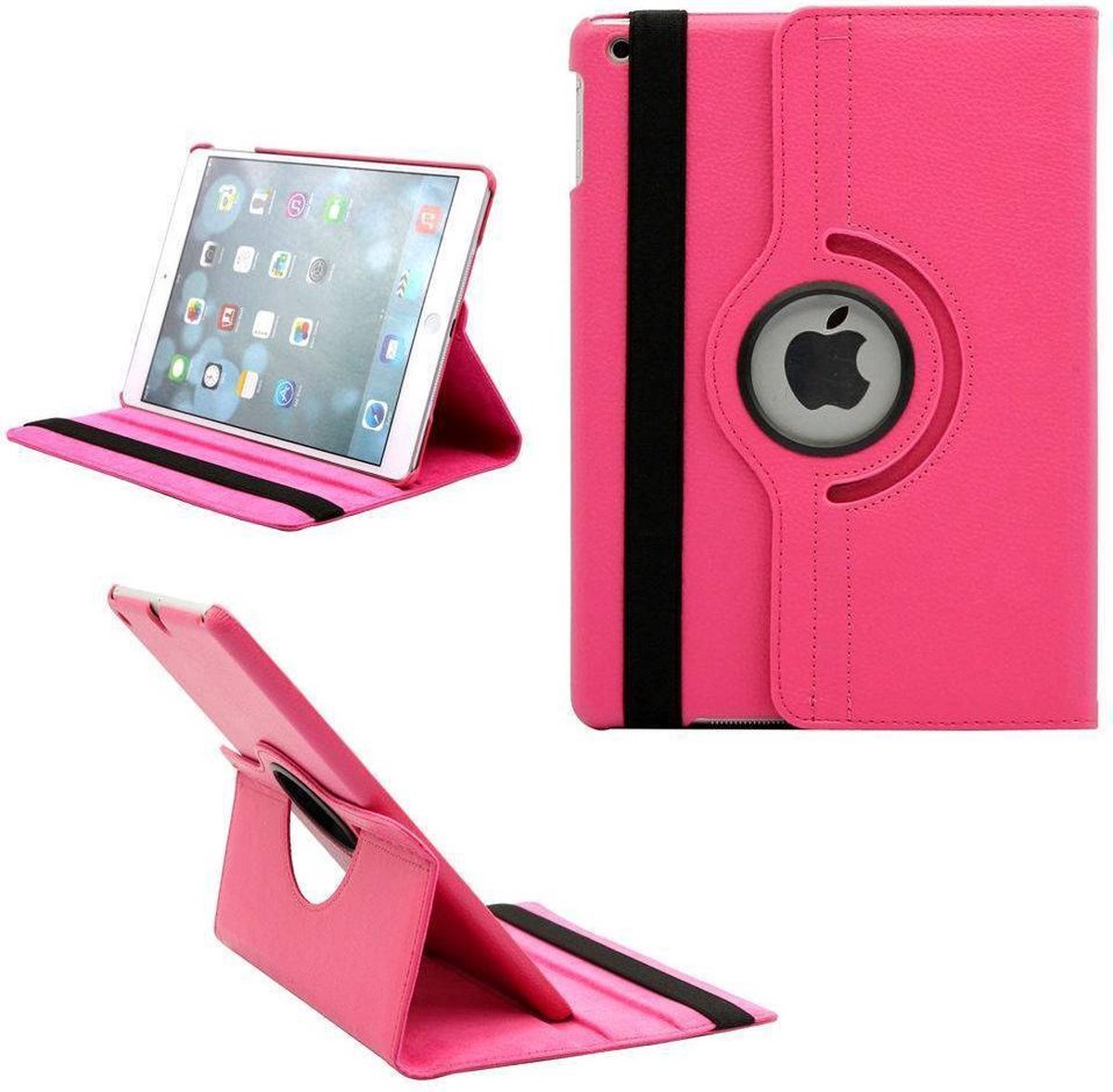 Geschikt voor iPad Pro 10.5 inch (2017) Hoes 360° Draaibare Case Beschermhoes Roze