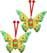 Kleuren voor peuter en kind - 3D kleurplaten - vlinders - set van 2 stuks met stiften