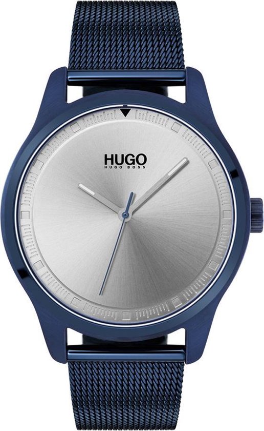 HUGO HU1530045 #MOVE - Montre-bracelet - Acier - Blauw - Ø 42 mm