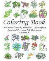 Botanical Art Coloring Book- Botanical Art Coloring Book - Volume 2
