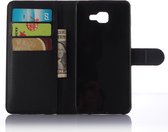 DrPhone Galaxy A5 2017 Flipcover - Bookcase - Luxe booktype PU Lederen Portemonnee Case Wallet Case met Kickstand