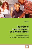 The effect of coworker support on a worker's stress