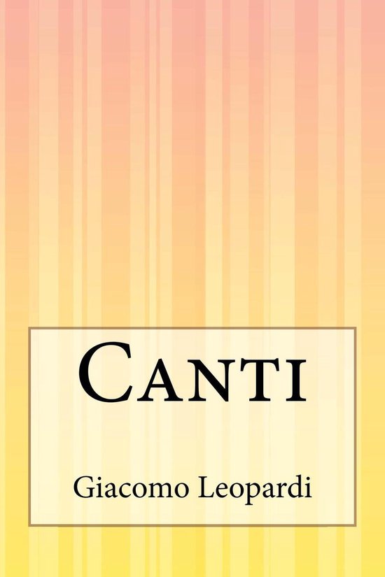 Canti - cover
