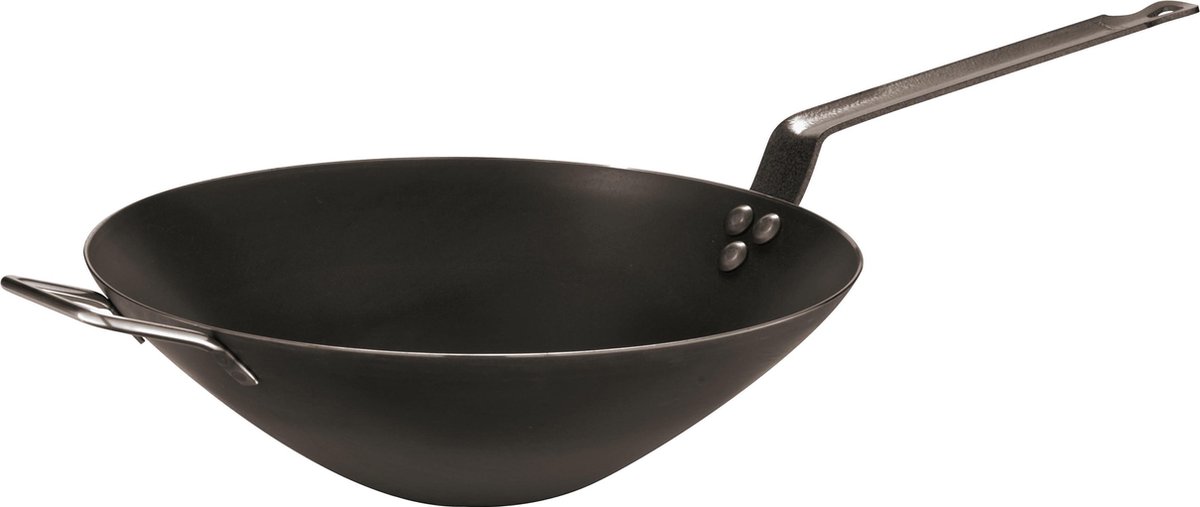 Paderno Wok - Bluesteel - 32 cm