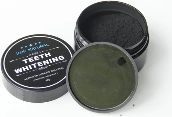 Natural Teeth Whitening - Activated Charcoal Tandenbleker