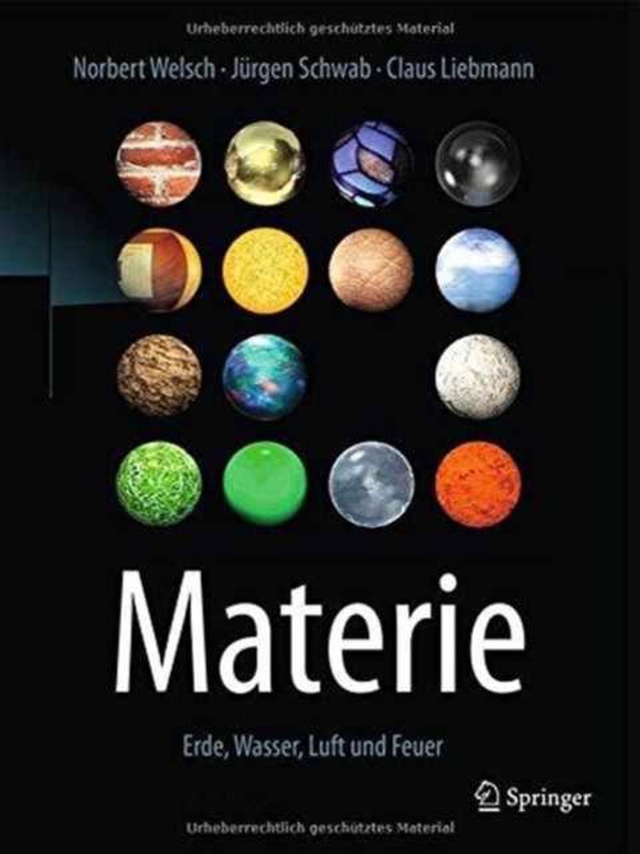 Materie, Norbert Welsch | 9783662537169 | Boeken | bol.com