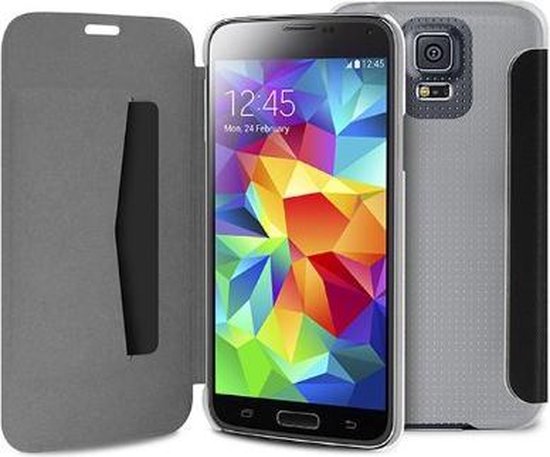 Etui Portefeuille PURO Samsung Galaxy S5 Folio - Zwart Transparent | bol