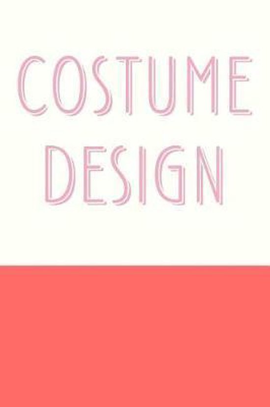 Costume Design, August Pomegranate Notebooks 9781099168826 Boeken
