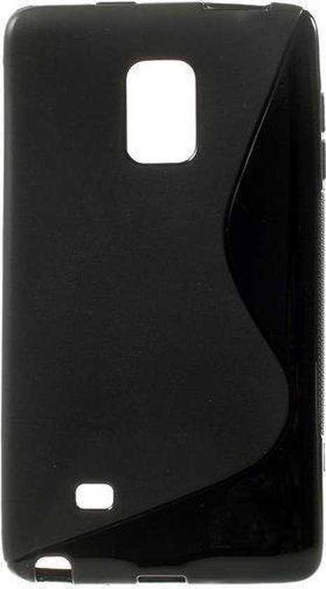 Samsung Galaxy Note Edge luxe back TPU hoesje zwart