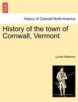 History of the Town of Cornwall, Vermont