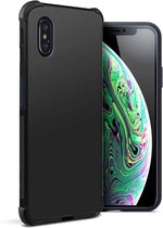 Apple iPhone X & XS Hoesje - Anti Shock Hybrid Backcover - Zwart