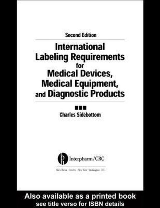 International Labeling Requirements for Medical Devices, Medical