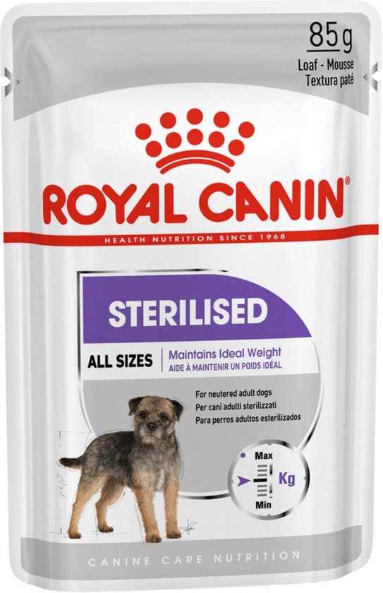 drinken Kiwi Tom Audreath Royal Canin Ccn Sterilised Wet - Hondenvoer - 12x85 g | bol.com