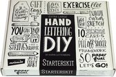 Handlettering Paperfuel  Starterskit +  1 x A6 Handlettering Oefenblok Kerst Editie