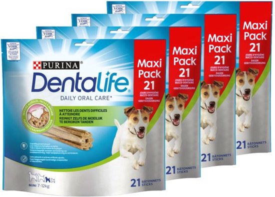 Dentalife Daily Oral Care Small - Maxi pack - Hondensnack - 4 x 21 sticks
