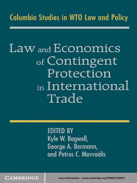 Law and Economics of Contingent Protection in International  ... - cover