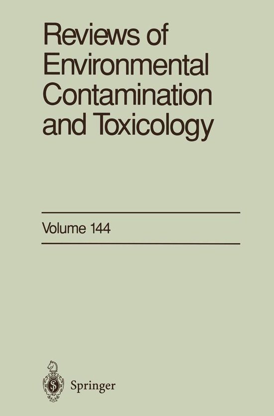 Reviews of Environmental Contamination and Toxicology 144 -  ... - cover