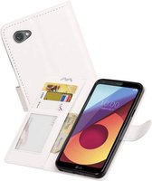 LG Q6 Portemonnee hoesje booktype wallet case Wit