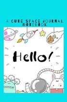 A Cute Space Journal Notebook