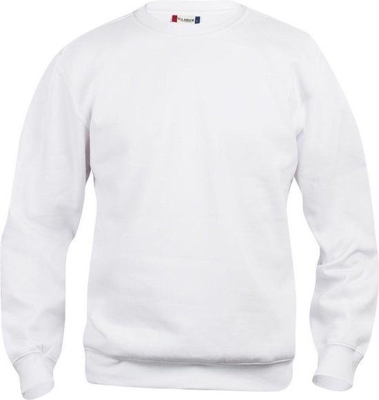 Clique Basic Roundneck Junior 021020 - White - 110-120