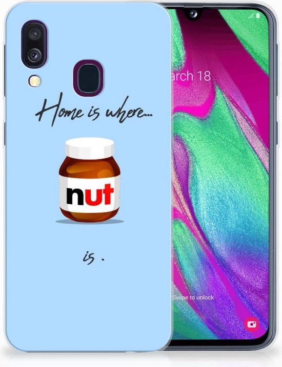 Pessimistisch Onverschilligheid Zeug Bumper Case Samsung Galaxy A40 Hoesje Nut Home | bol.com