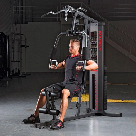 Marcy ECLIPSE HG3000 – Compact Home Gym - Fitness Krachtstation - Gewichten:  68kg -... | bol.com