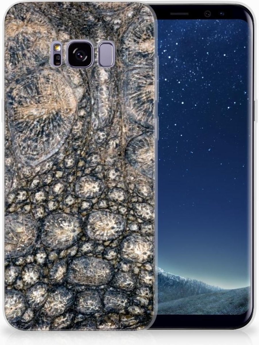 Samsung Galaxy S8 Plus TPU Hoesje Krokodillenprint