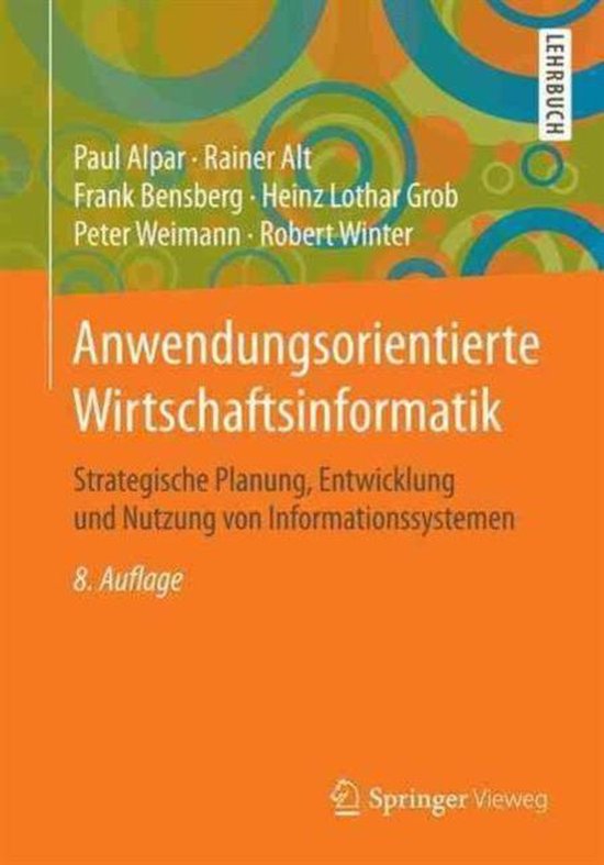 Anwendungsorientierte Wirtschaftsinformatik - cover