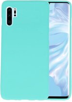 BackCover Hoesje Color Telefoonhoesje voor Huawei P30 Pro - Turquoise